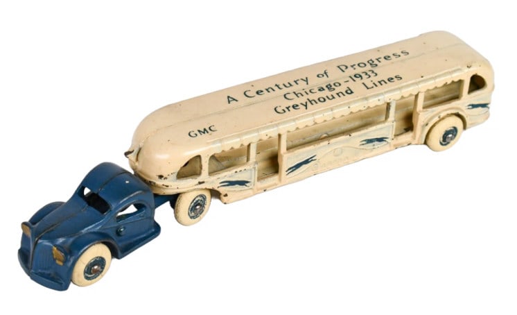 Arcade Cast Iron Century Of Progress Greyhound Bus (1 of 10)