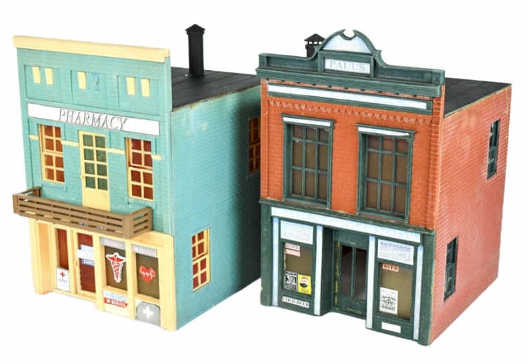 Piko G Scale Pharmacy & Paul's Dry Goods Buildings (1 of 7)