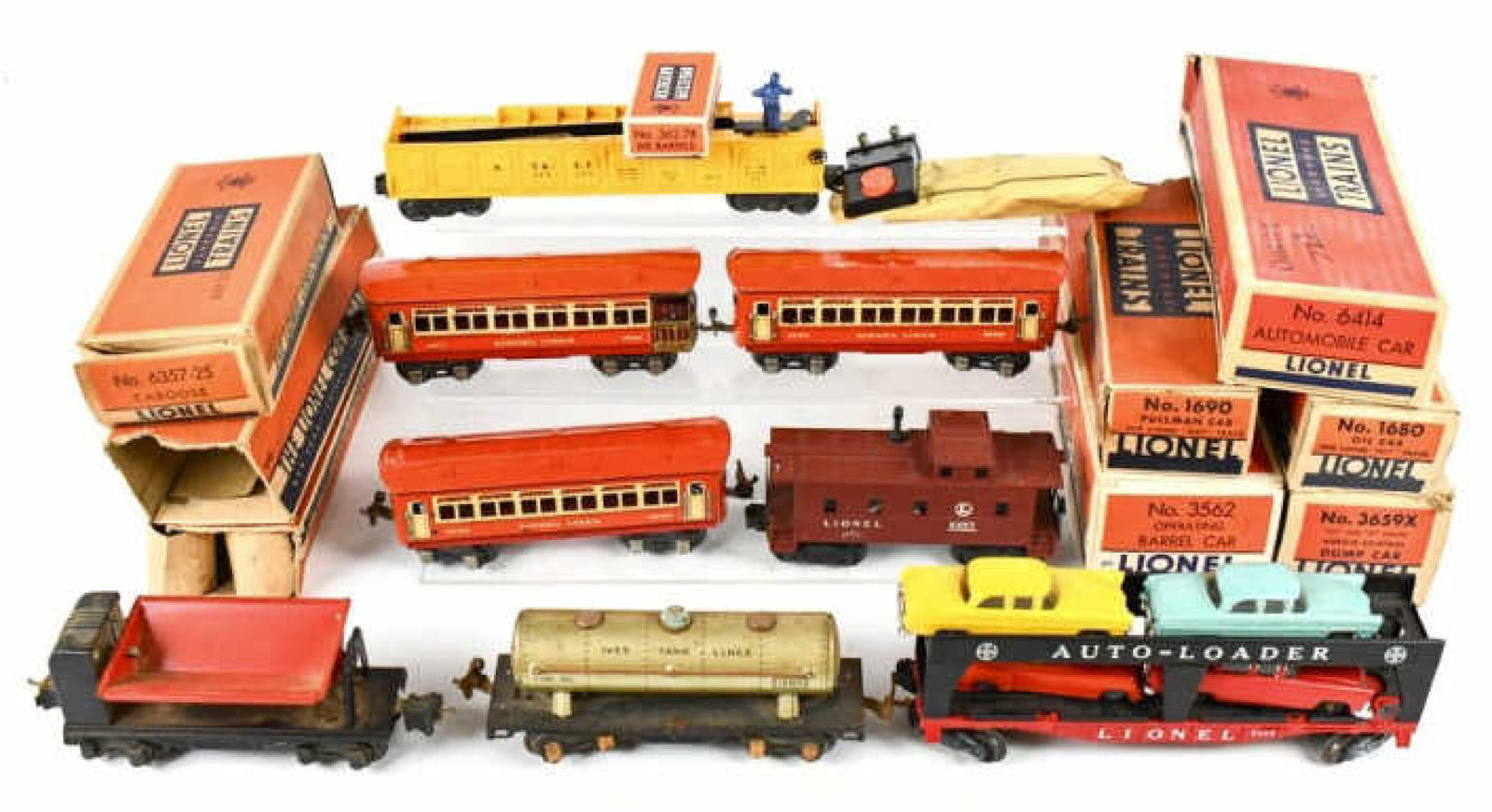 Lionel O Gauge Train Cars W/ Boxes Auction