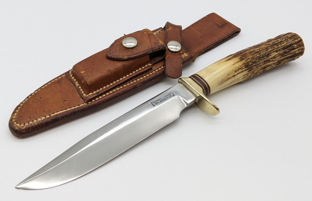 Vtg Randall Made Model 1 6in Fighter w/ Sheath (1 of 9)