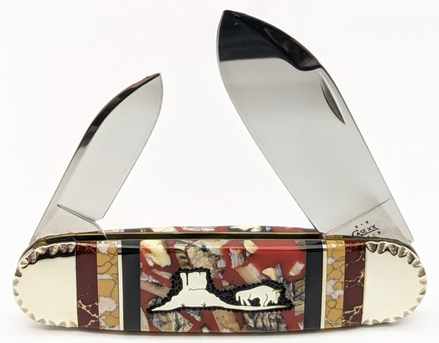 2003 Case XX Custom Brian Yellowhorse Elephant Toe (1 of 4)