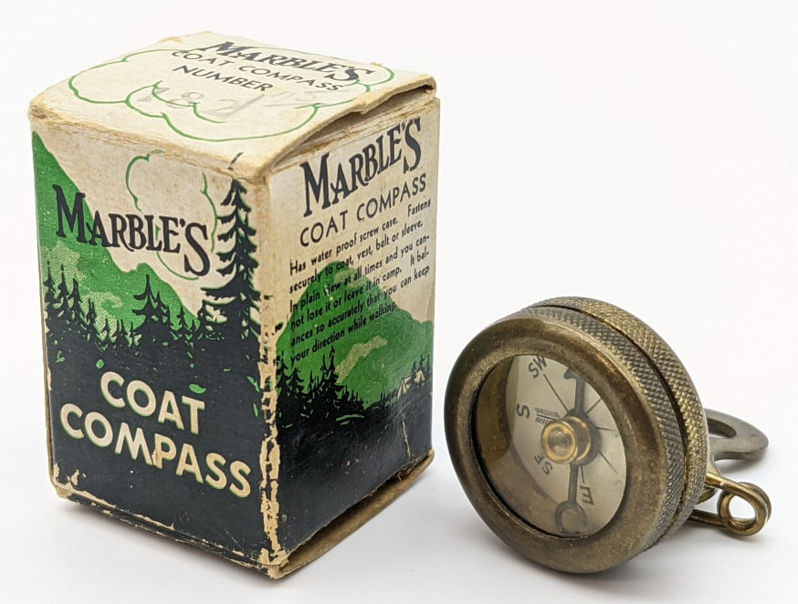 Marbles Fourth Model Coat Compass w/ Box (1 of 6)