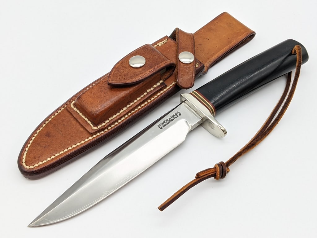 Vtg Randall Made Model 1 6in Fighter w/ Sheath (1 of 10)