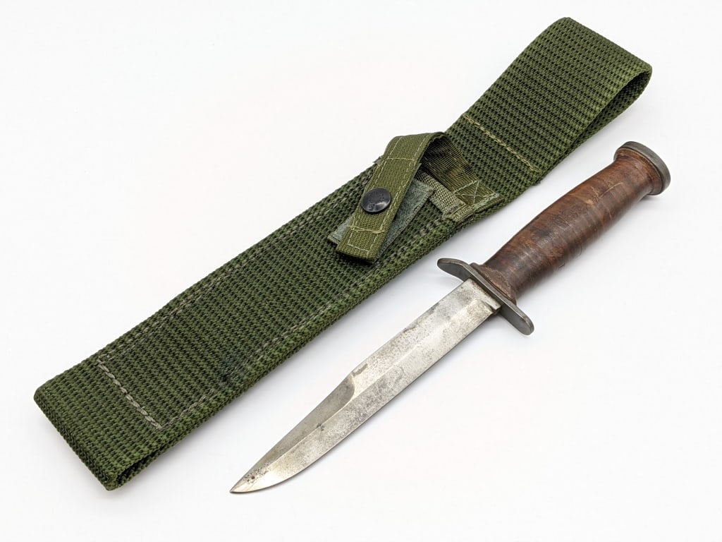 WW2 US M3 Imperial Fighting Knife w/ Sheath (1 of 8)
