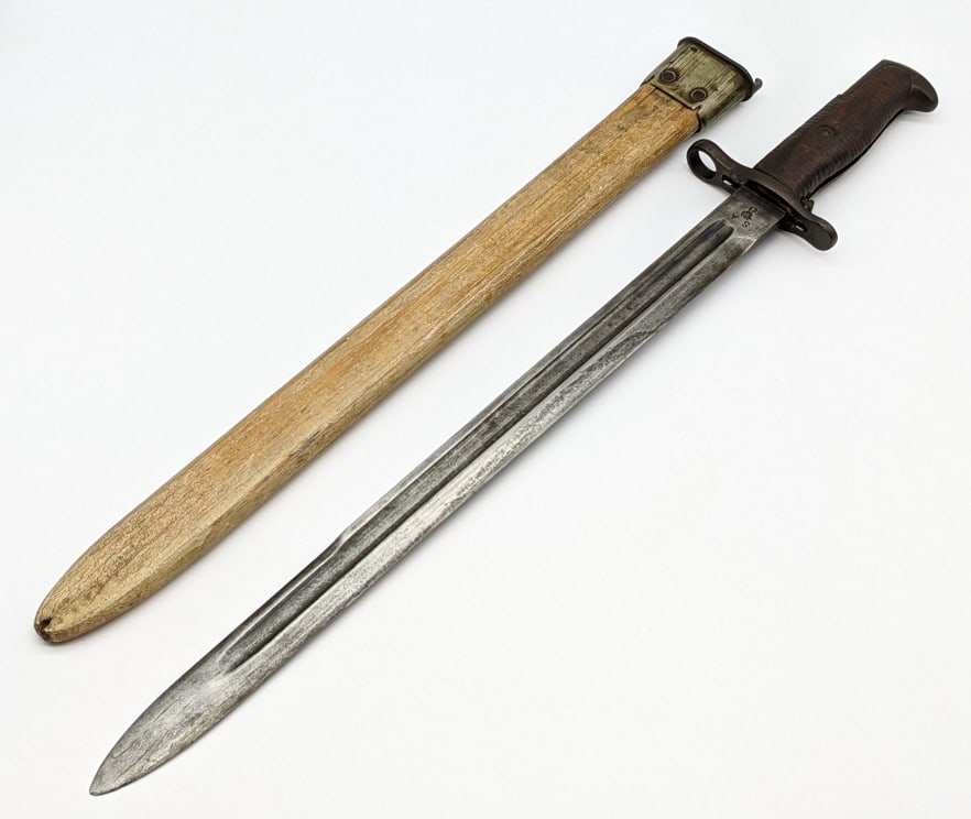 WW1 US SA M1905 Springfield Bayonet w/ Scabbard (1 of 9)