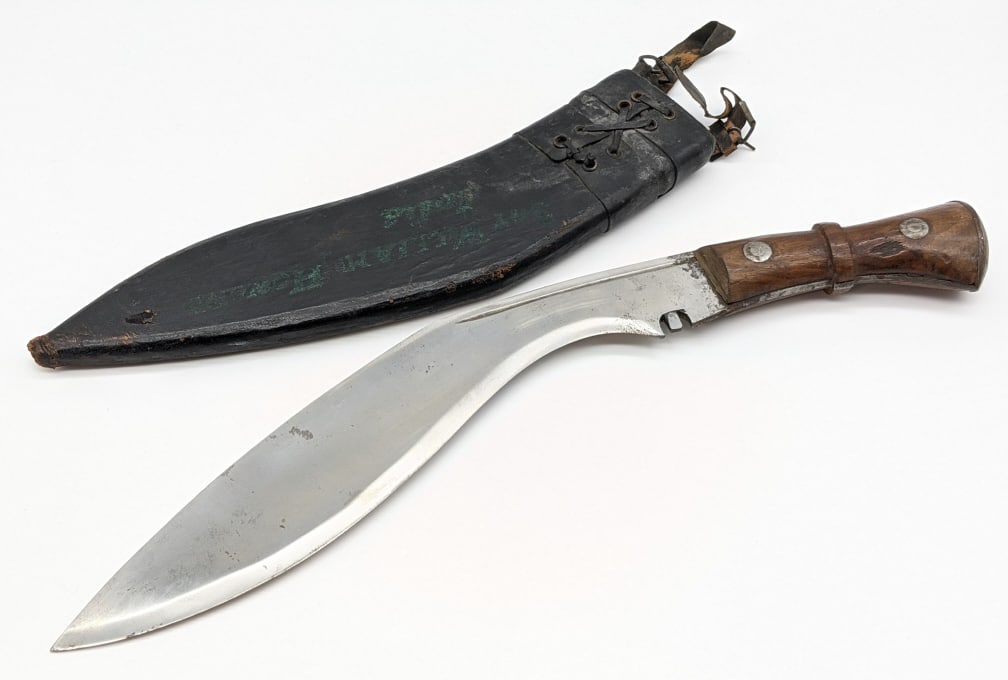 Military Nepalese Kukri Knife w/ Sheath (1 of 9)