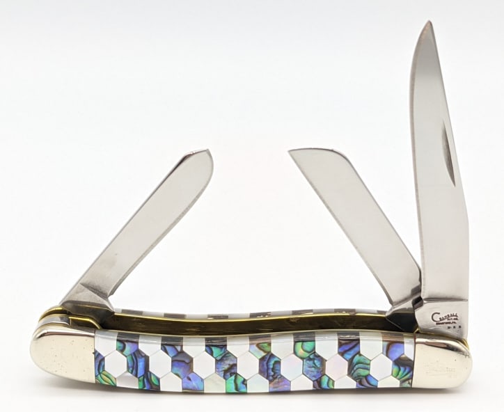 2017 Case XX Jimmy Sabo Abalone Pearl Stockman (1 of 4)