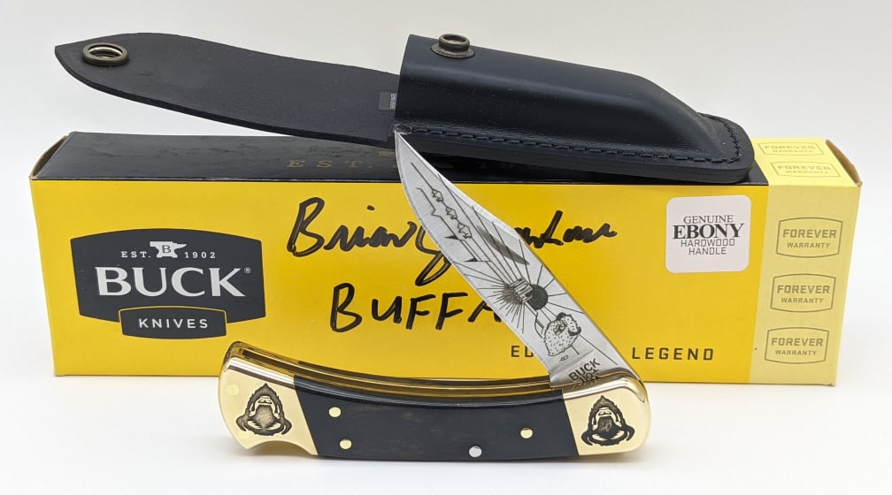 2022 Buck Custom Brian Yellowhorse Lockback Hunter (1 of 5)