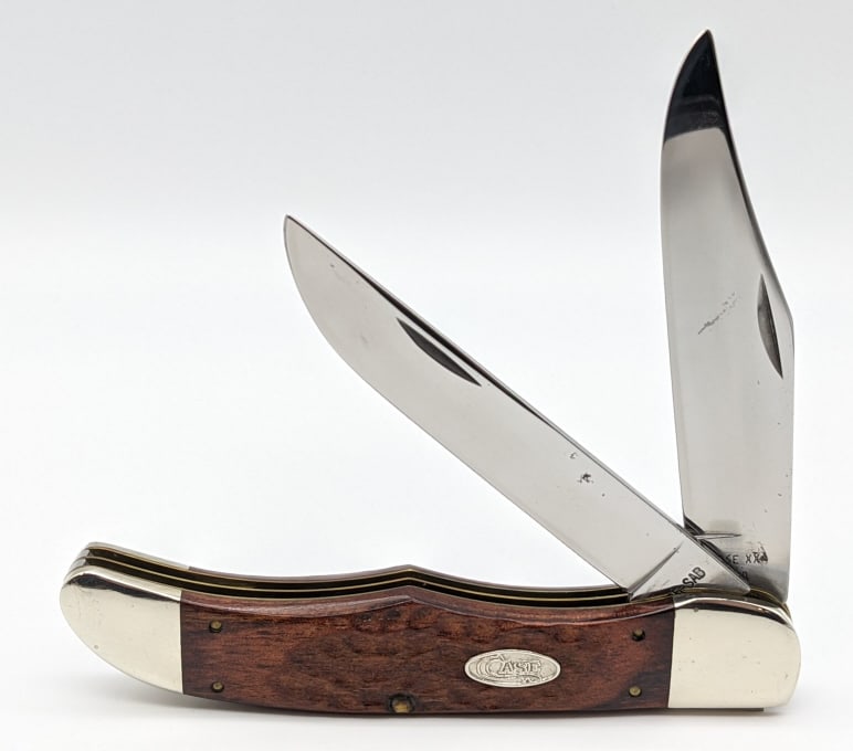 1986 Case XX Jigged Wood Large Folding Hunter 6265 (1 of 4)