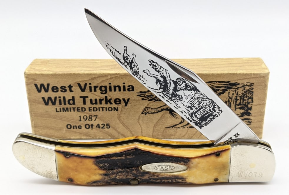 1987 Case XX W Virginia Wild Turkey Folding Hunter (1 of 5)