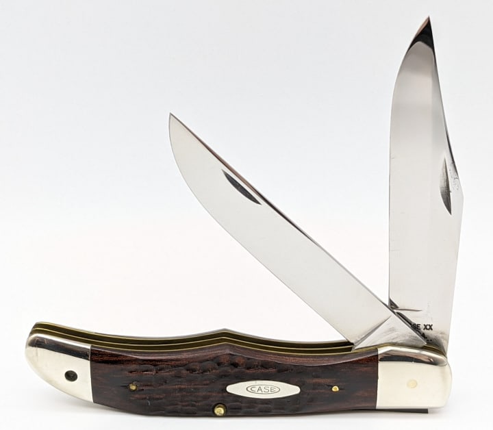 1971 Case XX Walnut Large Folding Hunter 6265 (1 of 4)