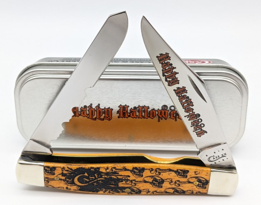 2011 Case XX Orange Halloween Moose 6275 w/ Tin (1 of 4)