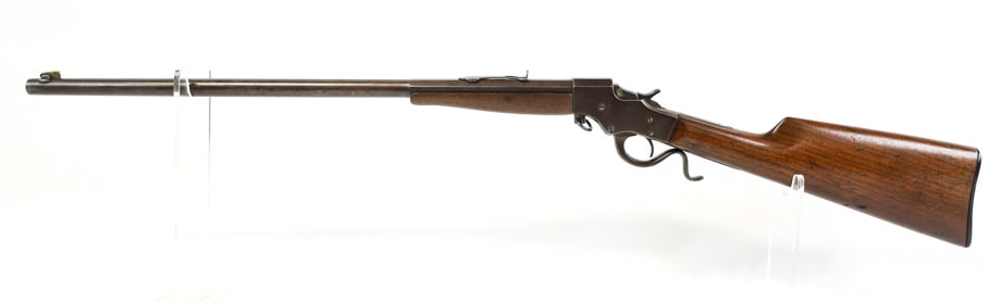 J. Stevens Favorite Model 1894 .22 LR Rifle: Very nice J. Stevens A.& T. Company Favorite Model 1894 falling block rifle in .22 Long Rifle. The rifle has a 22" barrel with a clean bore and good rifling for the age. The rifle is in nice used cond