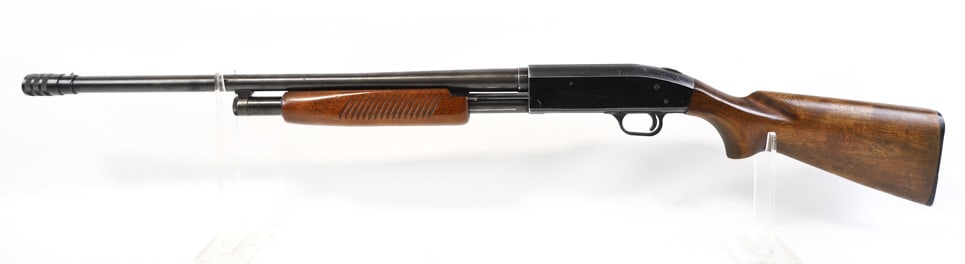 Western Auto Revelation 310A 12 Ga. Pump Shotgun: Western Auto Revelation Model 310A pump action shotgun in 12 gauge. The shotgun has a 26" barrel including the select choke and has a good bore that needs cleaning. It is in good condition with use we