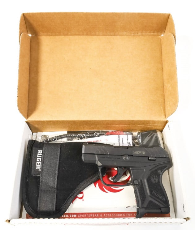 Ruger LCP II .380 Auto Semi-Automatic Pistol: In the original box Ruger LCP II semi-automatic pistol in .380 ACP. The blued finish pistol has a 2.75" barrel and is in very nice used condition in the original box with paperwork, lock, and conceal 