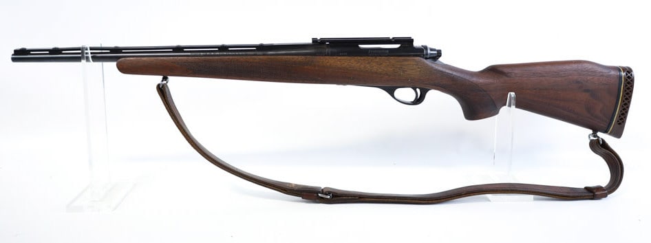 Remington Model 600 .308 Win. Bolt Action Rifle: Remington Model 600 bolt action rifle in .308 Win. The rifle has a 18.5" vent rib barrel and is in nice used condition. Bore and rifling are good. Comes with leather sling. SN: 6401. FFL transfer requ