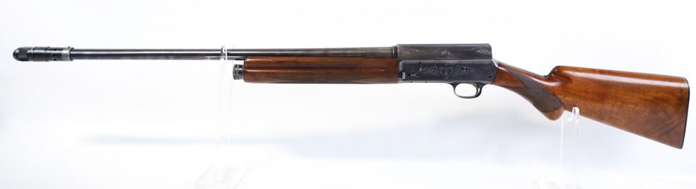 FN Browning Sweet Sixteen Semi-Automatic Shotgun: Belgium FN Browning A5 Sweet Sixteen semi-automatic shotgun in 16 gauge. The shotgun has a 27" barrel including the adjustable choke. It is in good condition with use wear. SN: X93921. FFL transfer re