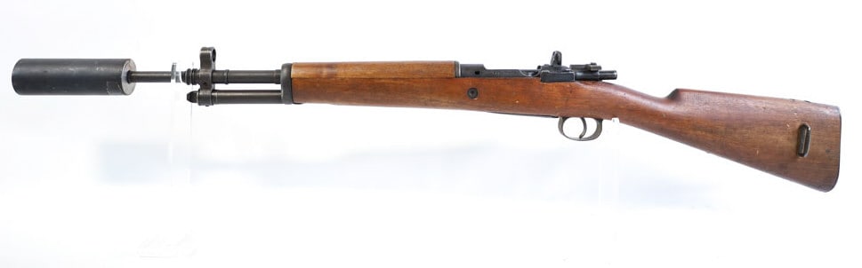 Model 1916 .308 Win. Bolt Action Spanish Mauser: Model 1916 bolt action Spanish Mauser in .308 Win. The short rifle has a 18" threaded barrel and the bore and rifling are good. It is in nice condition with use and age wear. Serial numbers match on t