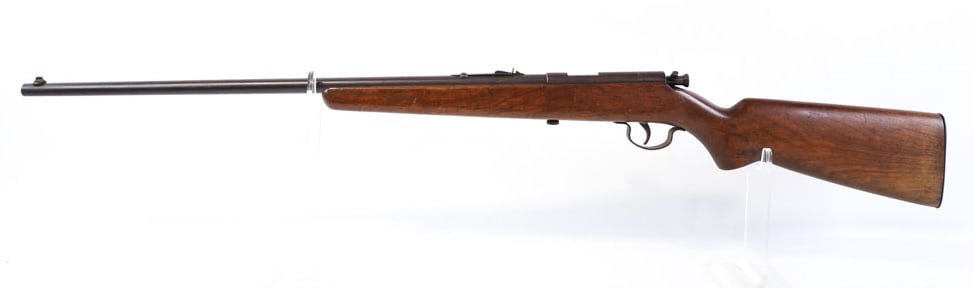 Marlin Bolt Action .22 S-L-LR Rifle: Marlin bolt action rifle in .22 S-L-LR. The rifle is in good condition with use and age wear and has a 24" barrel. No serial number. FFL required for transfer. (1087-9)