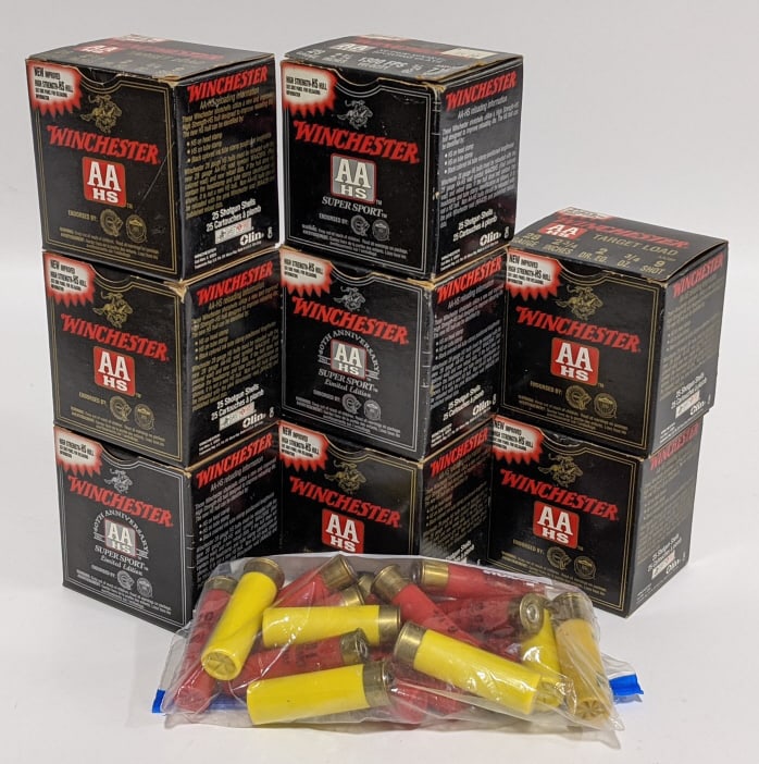 Approx 210 Rnds of Winchester 28 Gauge Shells: Approx 210 Rnds of Winchester 28 Gauge Shot Shells. Comes in boxes of 25.
