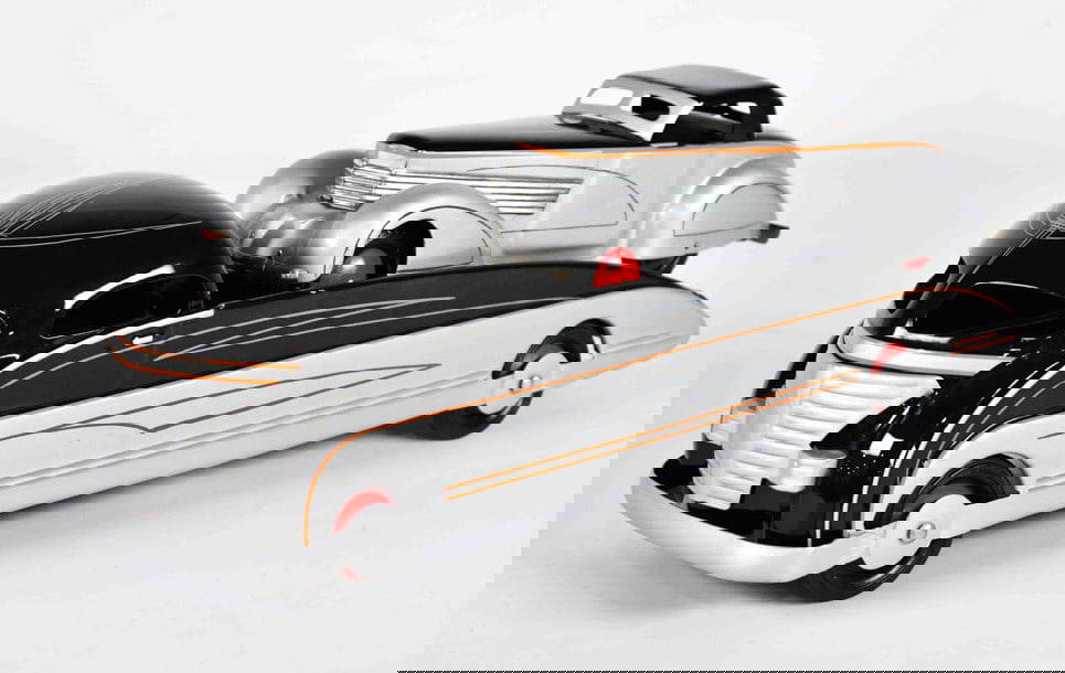 Custom Steelcraft Art Deco Ramp Truck W/ Car Auction