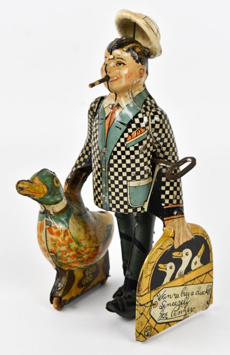 Marx Tin Litho Windup Joe Penner & His Ducks (1 of 9)