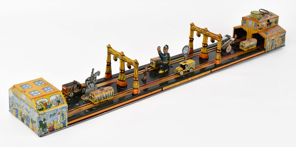 Louis Marx Tin Litho Windup Main St. Tunnel (1 of 13)