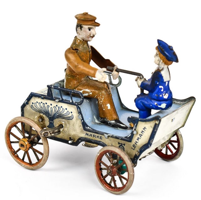 Lehmann Tin Windup "Naughty Boy" Auto Carriage (1 of 11)