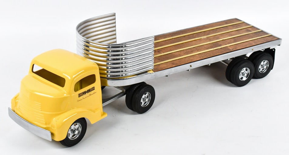 Restored Smith Miller GMC Truck w/ Flatbed Trailer (1 of 6)