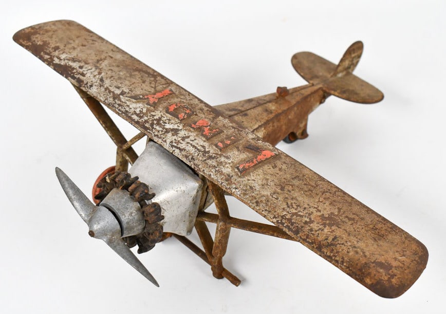 Hubley Cast Iron Lindy Airplane (1 of 10)