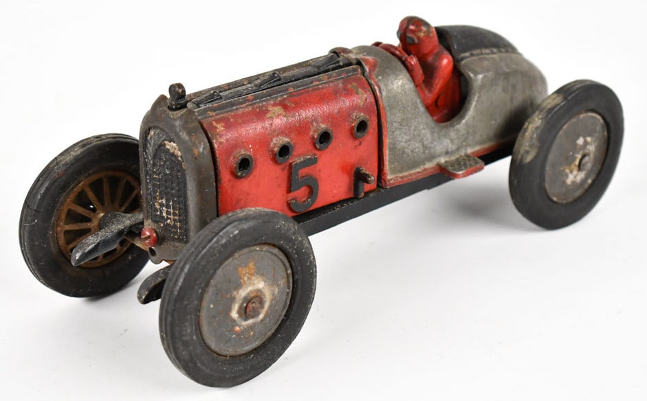 Hubley Cast Iron No. 5 Red Devil Racer (1 of 13)