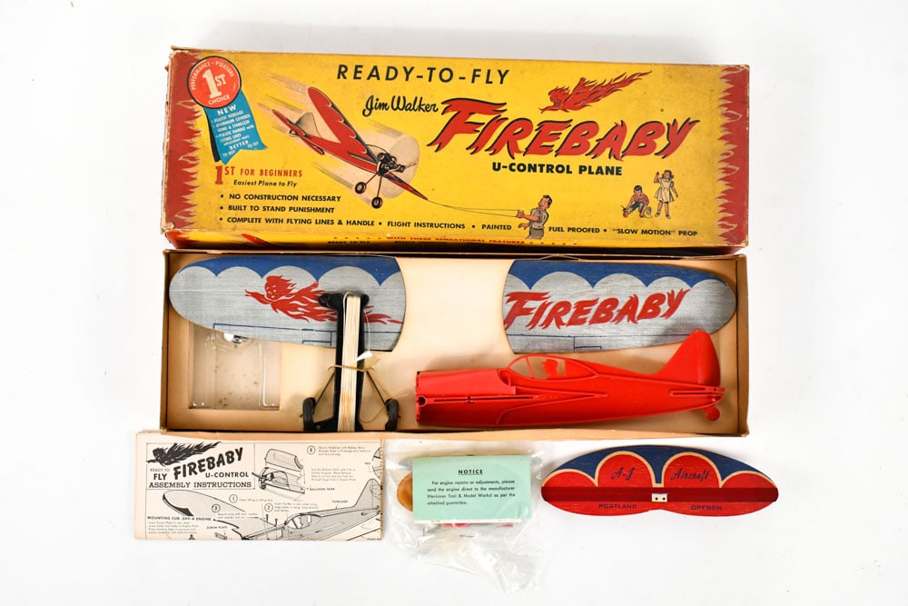NOS American Junior Aircraft Co. Firebaby Plane (1 of 11)