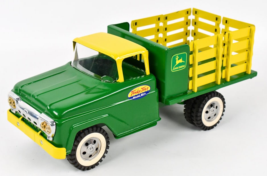 Custom Tonka John Deere Stakebed Truck (1 of 9)