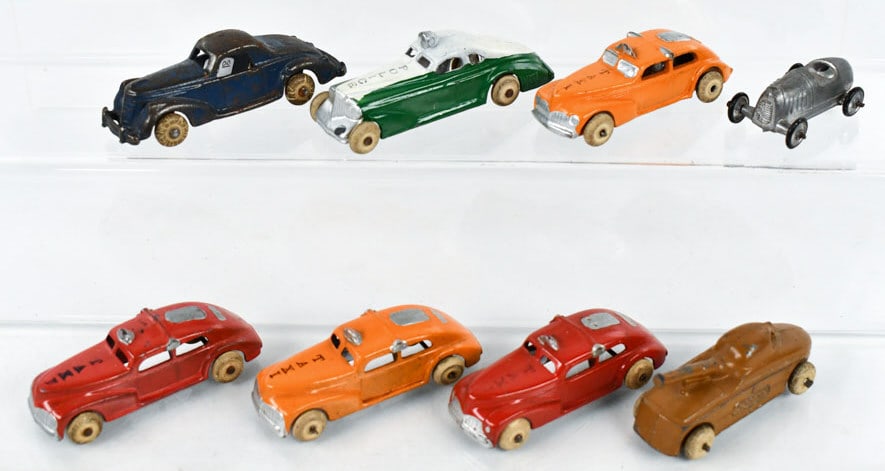 Barclay Taxi Cars, Police Car, Racer, & Cannon (1 of 5)