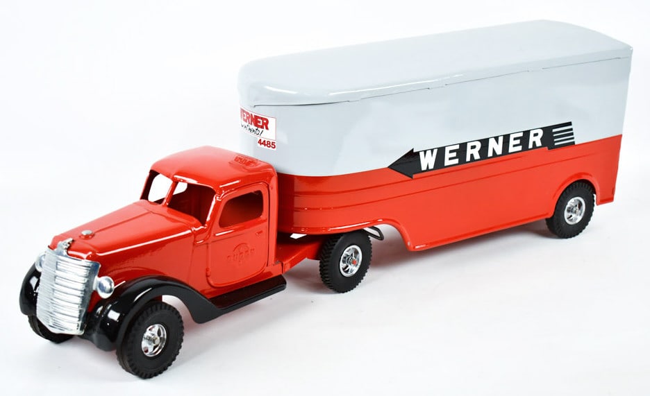 Custom Buddy L Werner Continental Truck & Trailer (1 of 9)