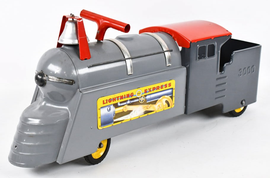 Marx Lightning Express Ride On Locomotive (1 of 7)