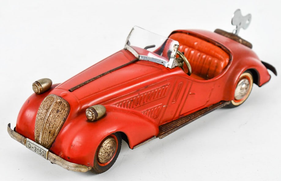 Distler Tin Windup Mercedes Benz Convertible (1 of 8)