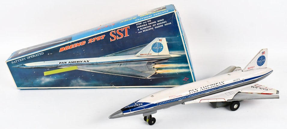 Daiya Japan Battery Op. Boeing 2707 SST w Box (1 of 11)
