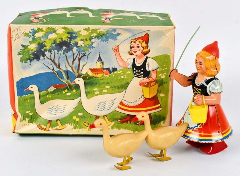 Kohler German Windup Geese Maid w/ Box (1 of 6)