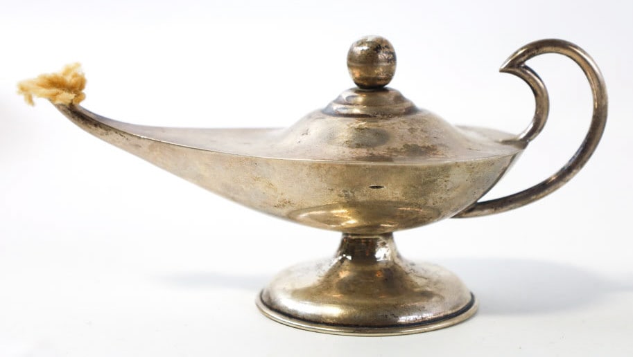 Mexican Sterling Silver Genie Lamp (1 of 6)