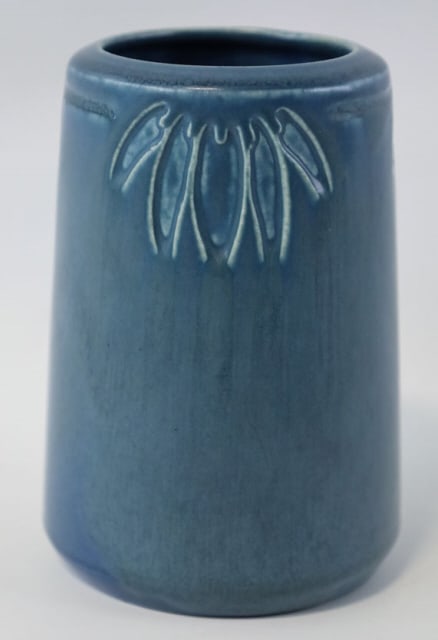 1920 Rookwood Matte Blue Pottery Vase #1903 (1 of 6)