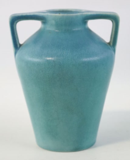 1921 Rookwood Matte Blue Pottery Vase #2561 (1 of 6)