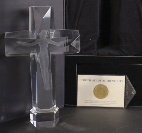 Hart The Cross Of The Millennium Acrylic Sculpture (1 of 15)