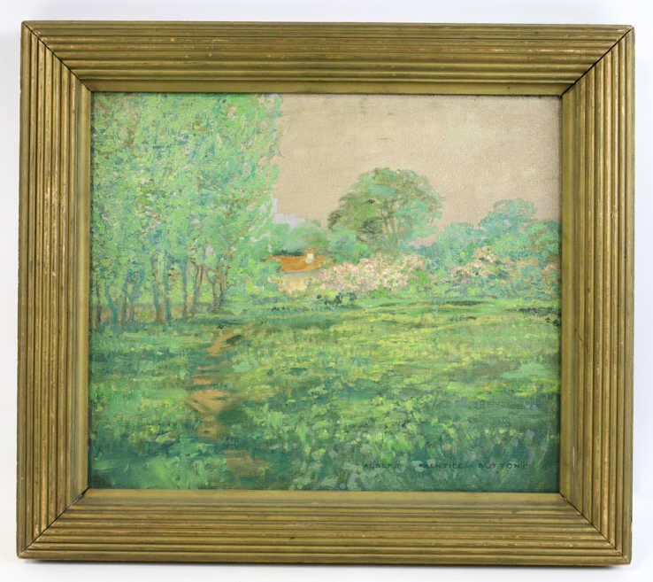 Albert Prentice Button Day In Spring Oil On Canvas (1 of 8)