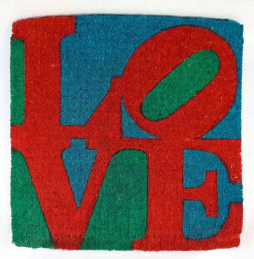 Robert Indiana "Love" Entry Mat (1 of 5)