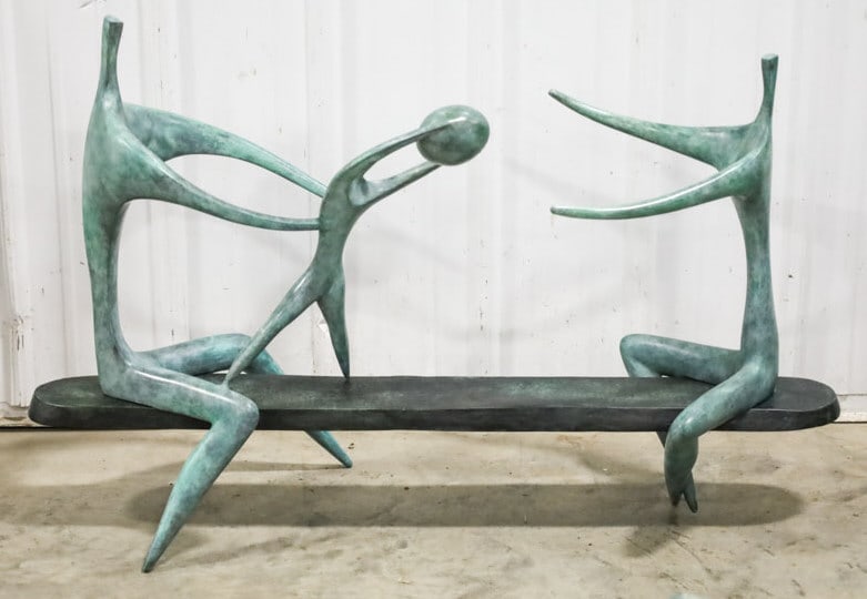 Leon Bronstein "Relationships" Bronze Sculpture (1 of 8)