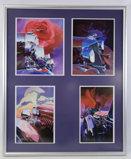 Tom Hale Four Signed Ltd Ed Prints In One Frame (1 of 9)