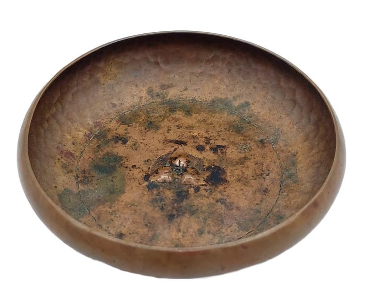 Roycroft Trillium Hammered Copper 4-7/8" Bowl (1 of 6)
