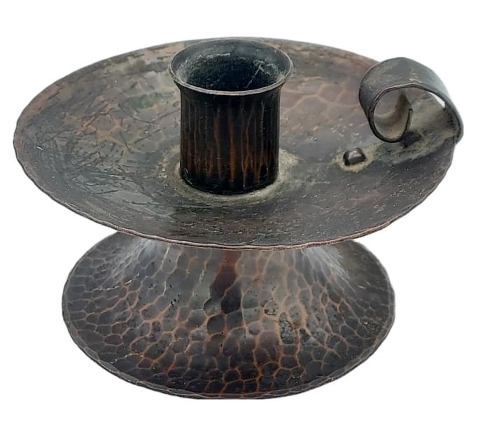 Roycroft  Hammered Copper Candleholder (1 of 7)