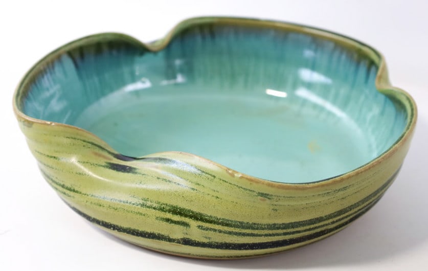 Japanese Mid Century Studio Pottery Bowl (1 of 8)